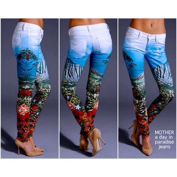 💕MOTHER💕 Looker Ankle Jeans ~ A Day In Paradise - Picture 11 of 16
